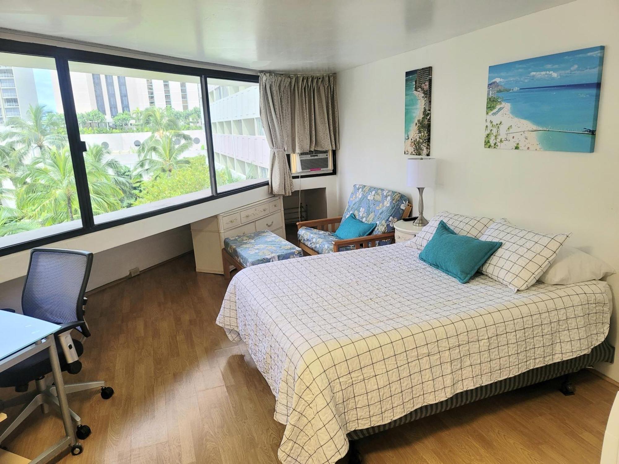 Waikiki Studio Steps To Beach-Mall Free Parking-Wifi 호놀룰루 객실 사진